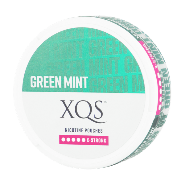 Pouches de nicotina XQS Green Mint X-Strong