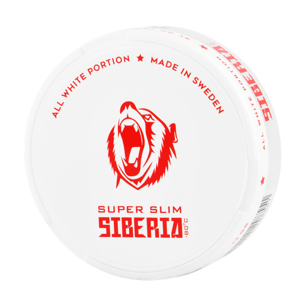 SIBERIA All White Super Slim Snus