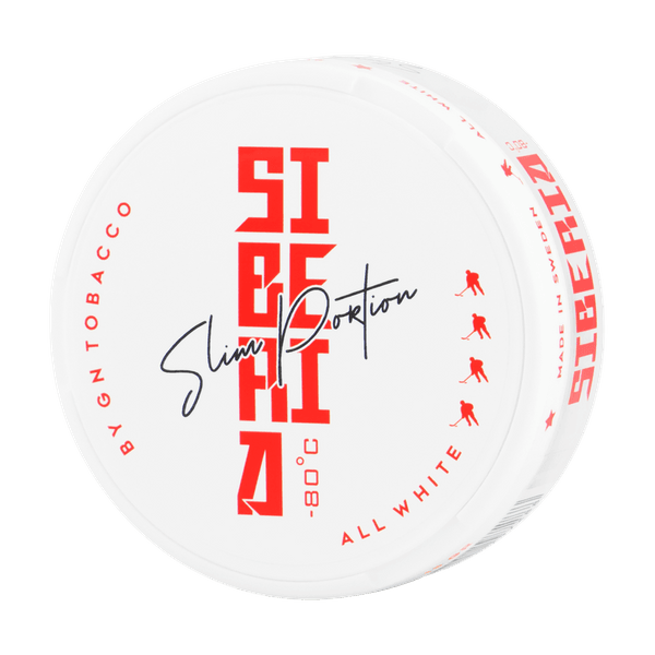 SIBERIA All White Slim Portion Snus