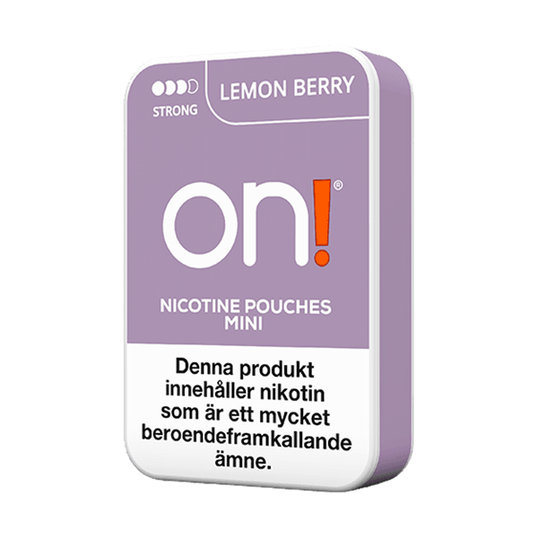 Pochette di nicotina on! Lemon Berry Strong 6mg