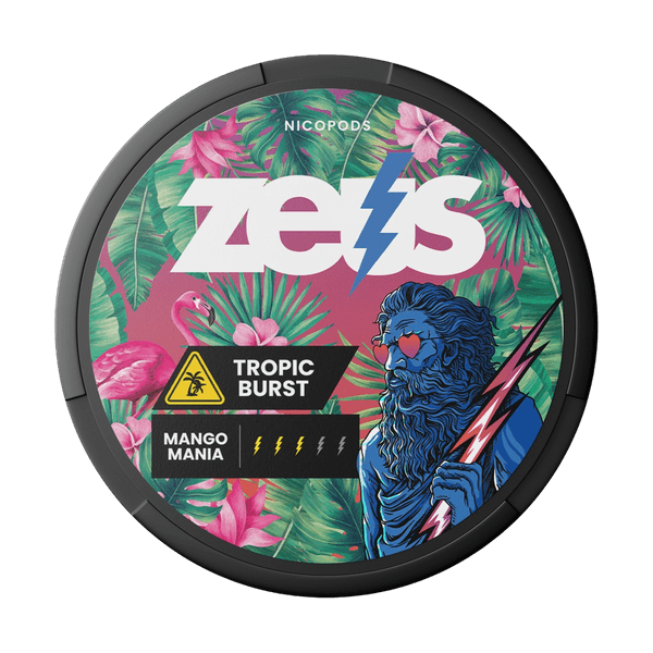 Zeus Tropic Burst Mango Mania nicotine pouches