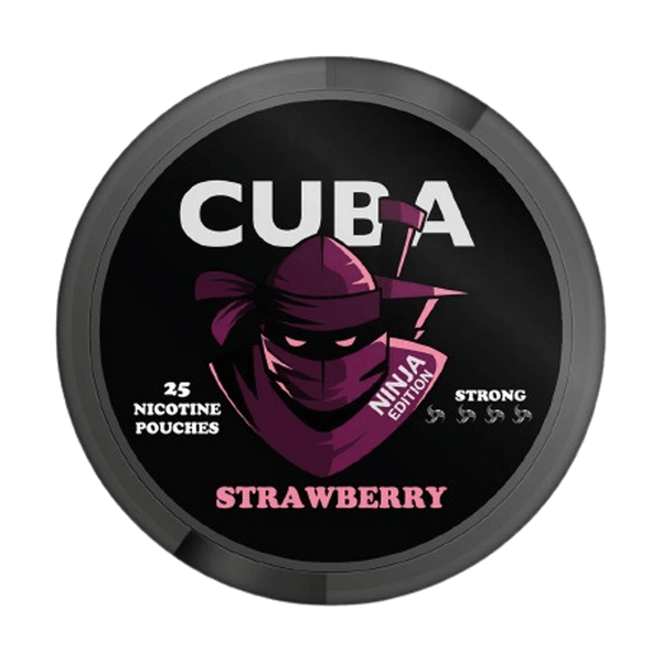 Pouches de nicotina CUBA Ninja Strawberry