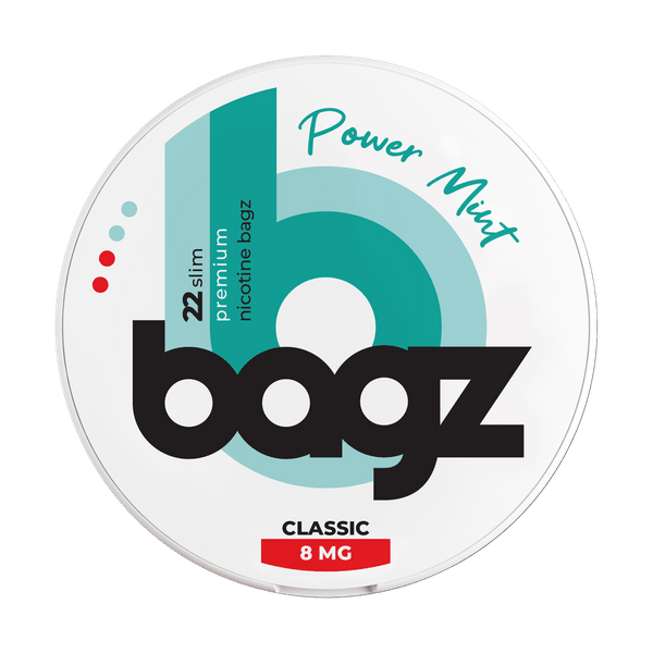 Pochette di nicotina Bagz Bagz Power Mint 8mg