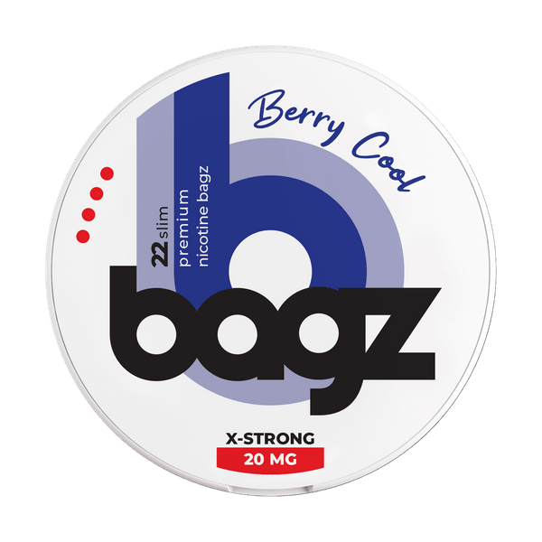 Pochette di nicotina Bagz Bagz Berry Cool Max 20mg