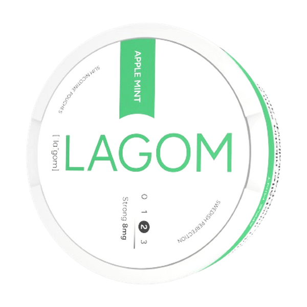 Nikotinové sáčky LAGOM Apple Mint Strong 8mg