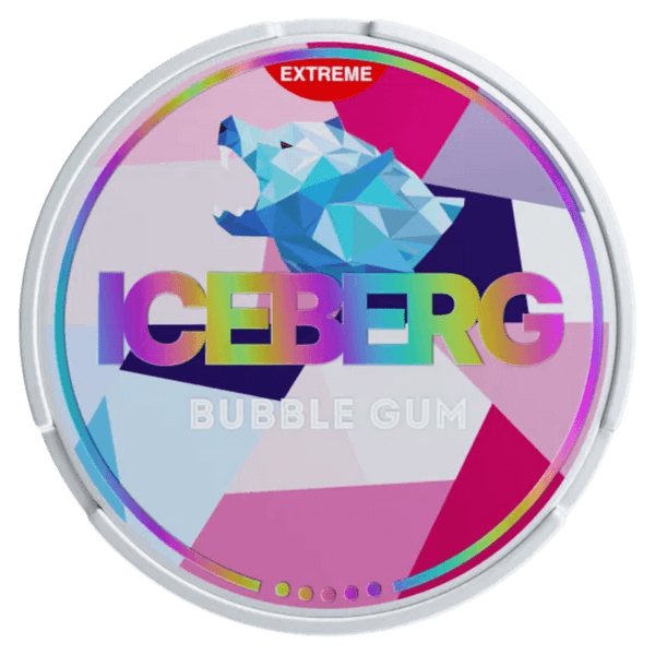 Pochette di nicotina ICEBERG ICEBERG Bubble Gum Extra Strong