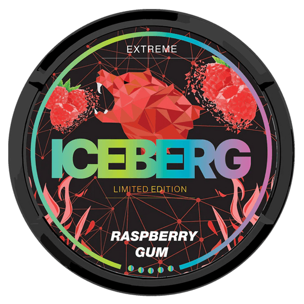 Pochette di nicotina ICEBERG ICEBERG Raspberry Gum Extreme