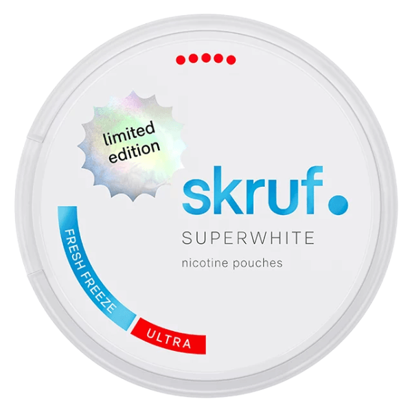 SKRUF SKRUF Superwhite Fresh Freeze nicotine pouches